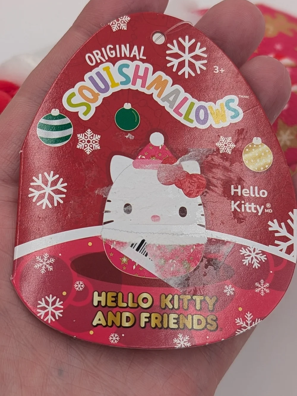 Squishmallow Jazwares Hello Kitty Holiday Lot Of 2 Plush Stuffed Animal